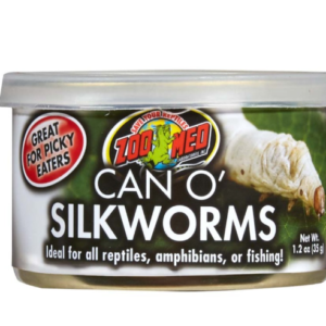 Zoo Med Can O' Silkworms Reptile Wet Food 1.2oz